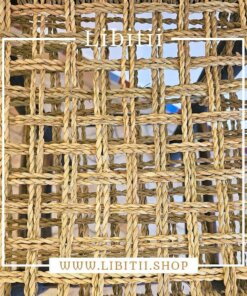 Dark Stool Bar In PalmLeaf Rope 3