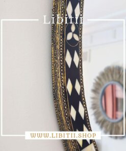 Handmade Moroccan Bone Mirror 3