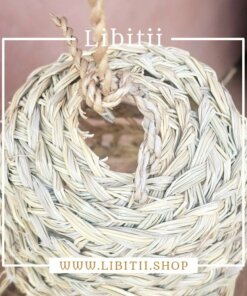 Mesh-Style Tubular Straw Pendant – Boho Charm 3