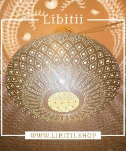 Moroccan Brass Ceiling Light 5