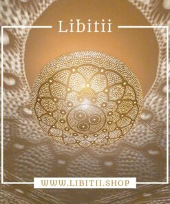 Moroccan Brass Hanging Lamps 4