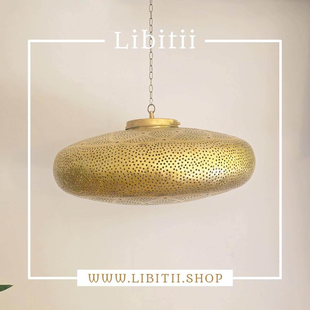 Moroccan Brass Hanging Lamps