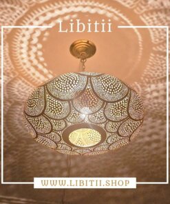 Moroccan Brass Pendant Light 3