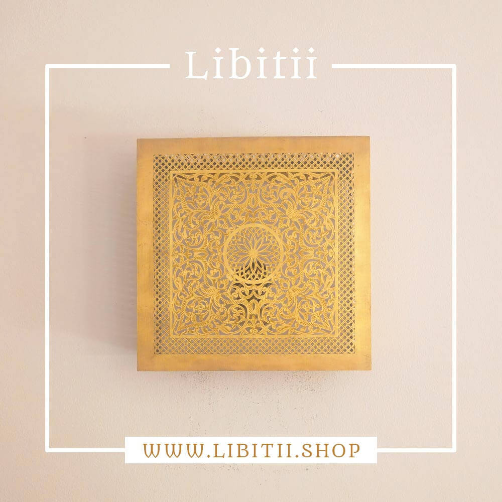 Moroccan Brass Wall Light