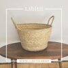 Palm Leaf Woven Basket
