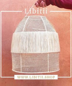 Raffia Lace Bell Lampshade
