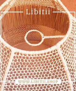 Raffia Lace Bell Lampshade 4