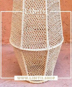 Raffia Lace Lantern Pendant Light 3