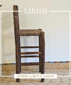 Stool Bar With Brown Leather 4