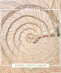 Straw Parasol Suspension Braided 4