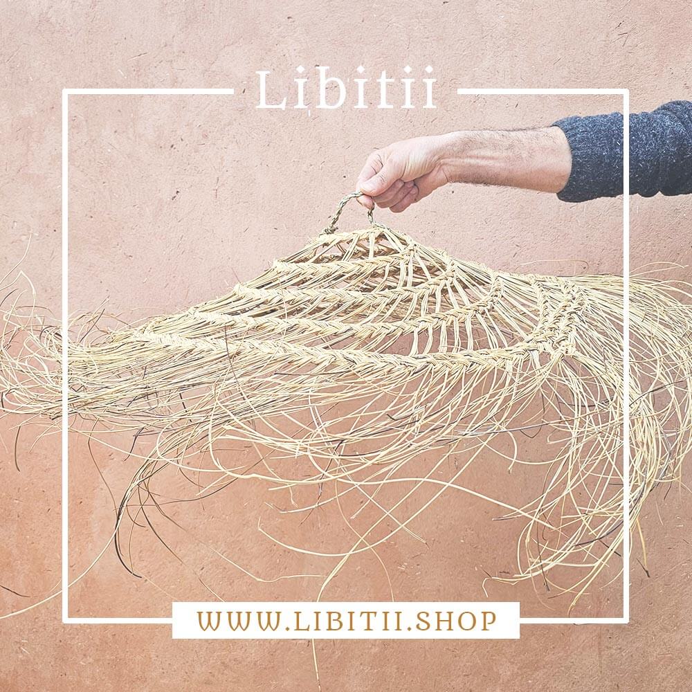 Straw Parasol Suspension Braided