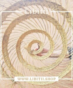 Straw Parasol Suspension Net Shaped 4