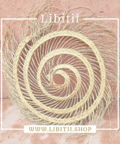 Straw Parasol Suspension Net Shaped 5