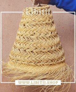 Tube-Shaped Straw Pendant Large Braiding 2