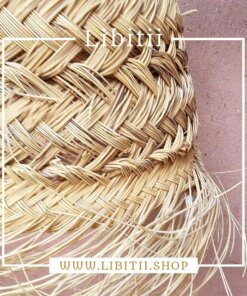 Tube-Shaped Straw Pendant Large Braiding 3