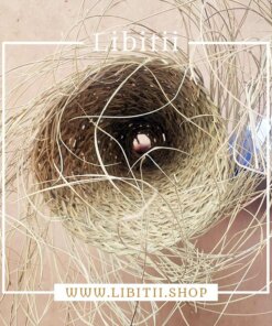 Tube-shaped straw suspension - Handwoven Moroccan Pendant Light 4