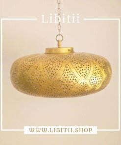 Vintage Brass Pendant Light