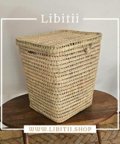 Wicker Laundry Basket Square 2