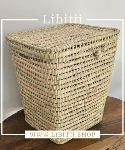 Wicker Laundry Basket Square 4