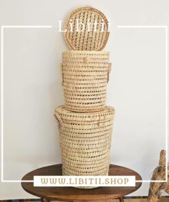 Wicker laundry basket 2